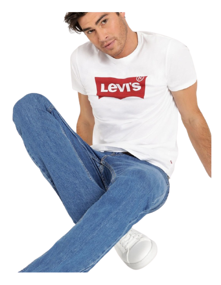 Levi - 516 Red Tab Jean - Regular Fit - Stonewash