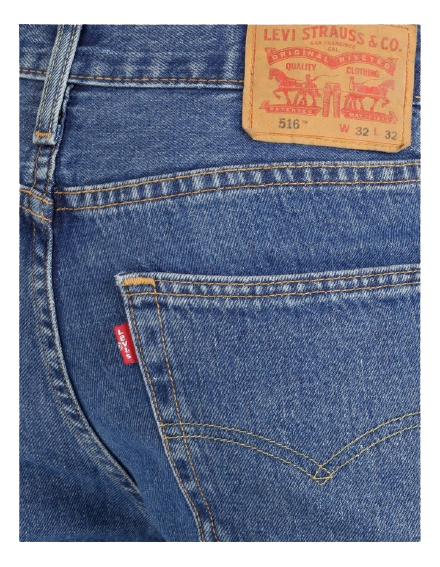 Levi - 516 Red Tab Jean - Regular Fit - Stonewash