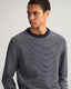 GANT - Light Texture Crew Neck Sweater - Evening Blue