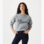 R.M.Williams - Womens Script Crew Neck Fleece - Grey-Blue