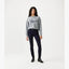 R.M.Williams - Womens Script Crew Neck Fleece - Grey-Blue