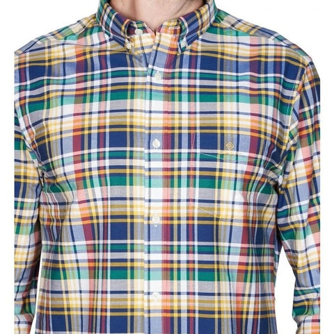 Gant_Preppy_Oxford_Plaid_Shirt_Solar_Power_Yellow