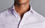 Geoffrey Beene - Long Sleeve Business Shirt - Stripe - Purple & White