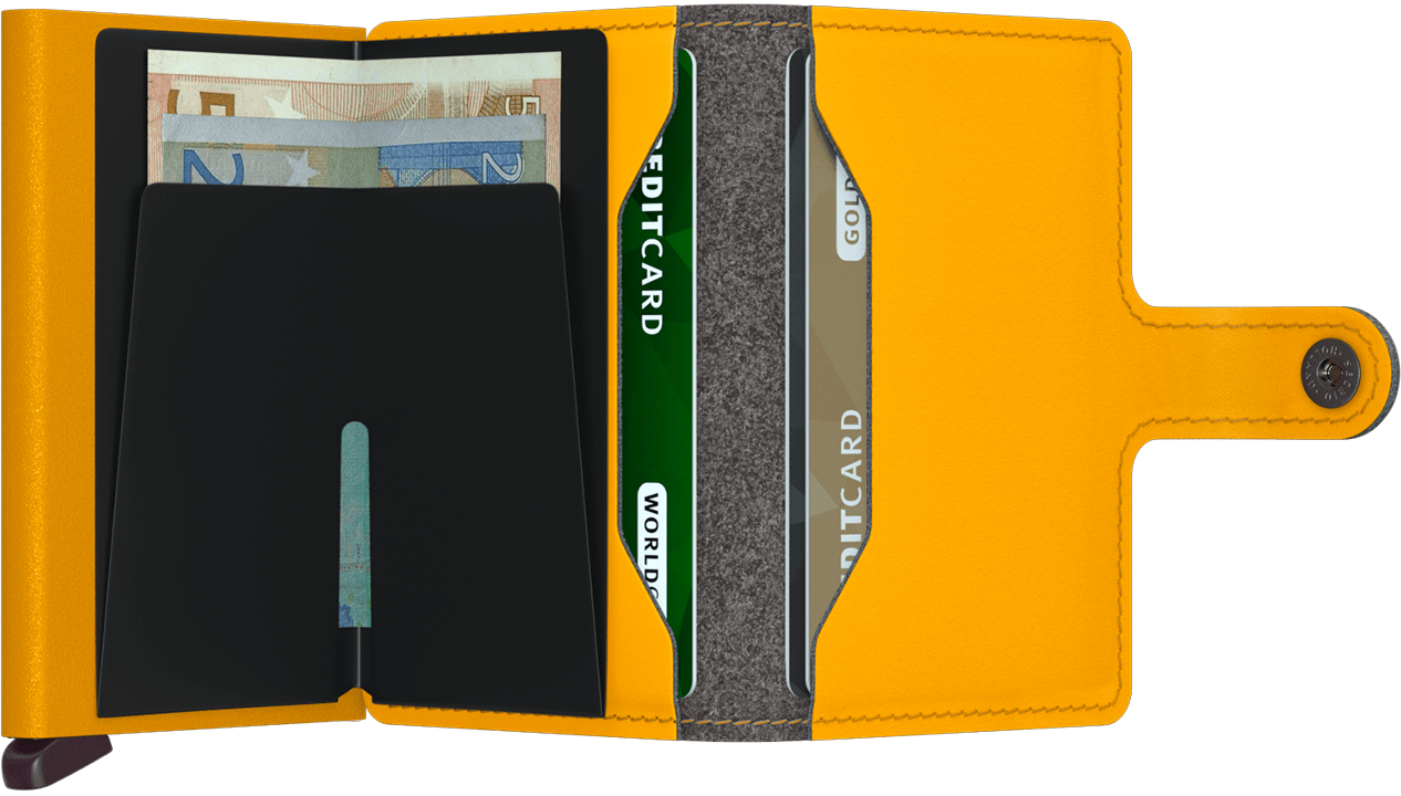 Secrid - RFID Protected Mini Wallet - Yard - Ochre