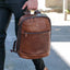 Jekyll & Hide - Soho Single Compartment Backpack - Two Tone - Brown
