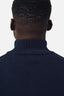 Industrie - The Lakewood Zip Neck Jumper - Dark Navy Melange