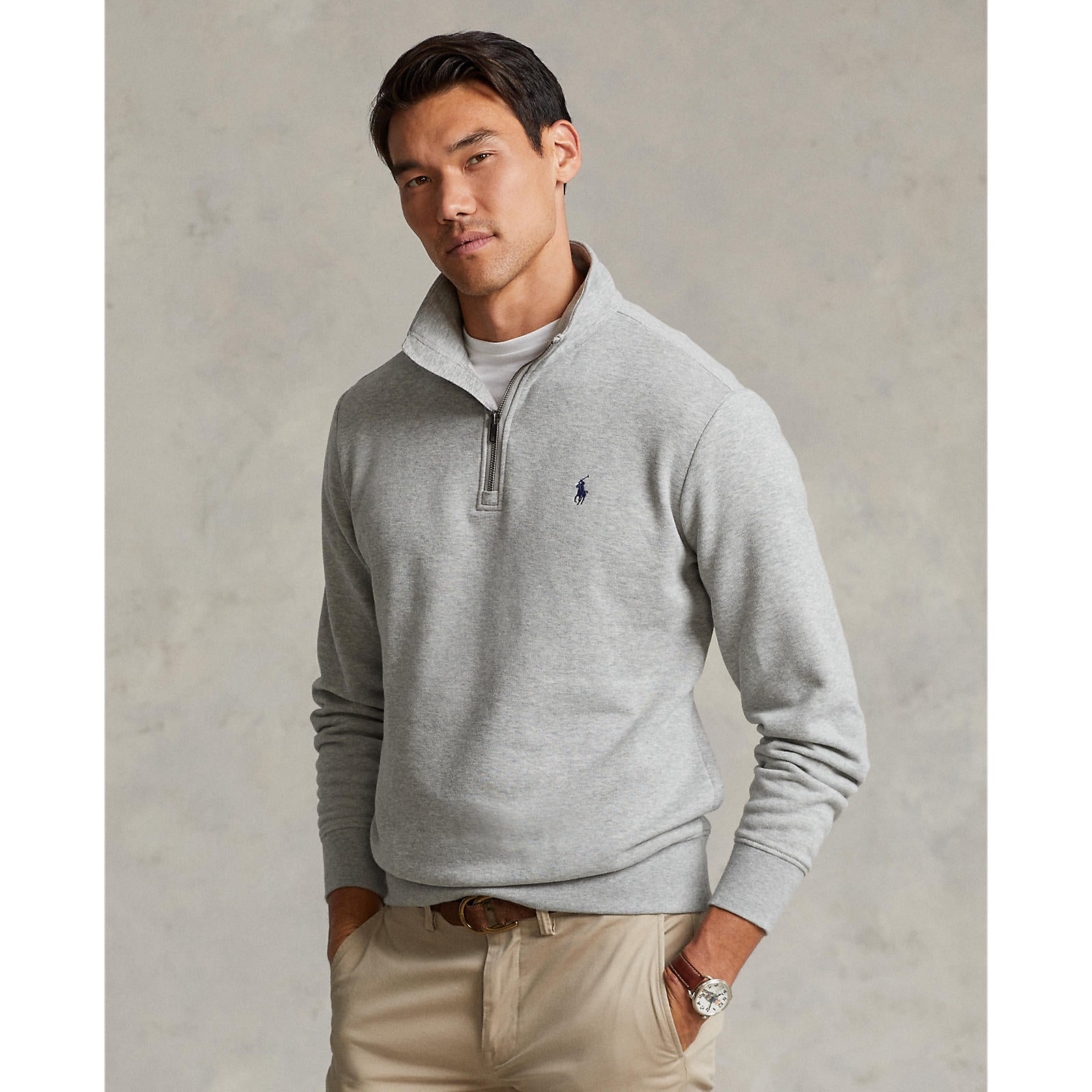 Ralph lauren fleece grey Clearance