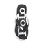 Ralph Lauren - Bolt Flip Flops/Thongs - Black & white