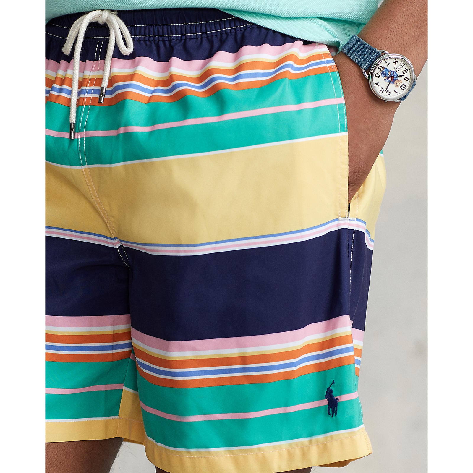 Polo striped swim trunks Clearance