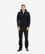 Swanndri - Mariner Quarter Zip Neck Wool Sweater - Navy