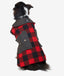 Swanndri - Classic Wool Dog Coat - Heritage Check | Red & Black Check