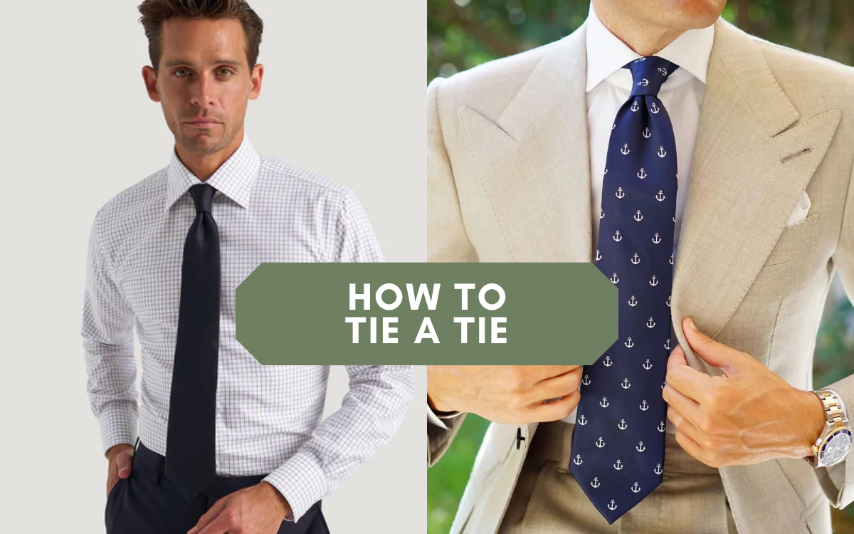 How to tie a tie blog