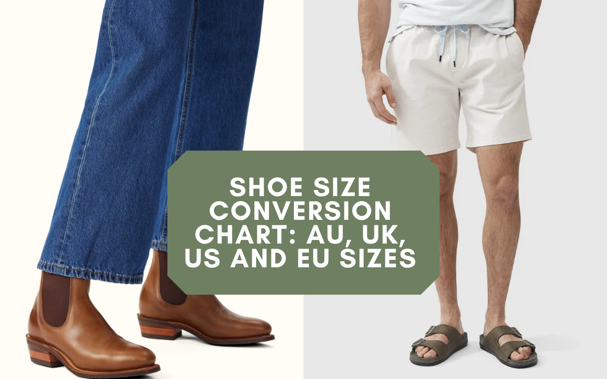 Shoe Size Conversion Chart: AU, UK, US and EU Sizes