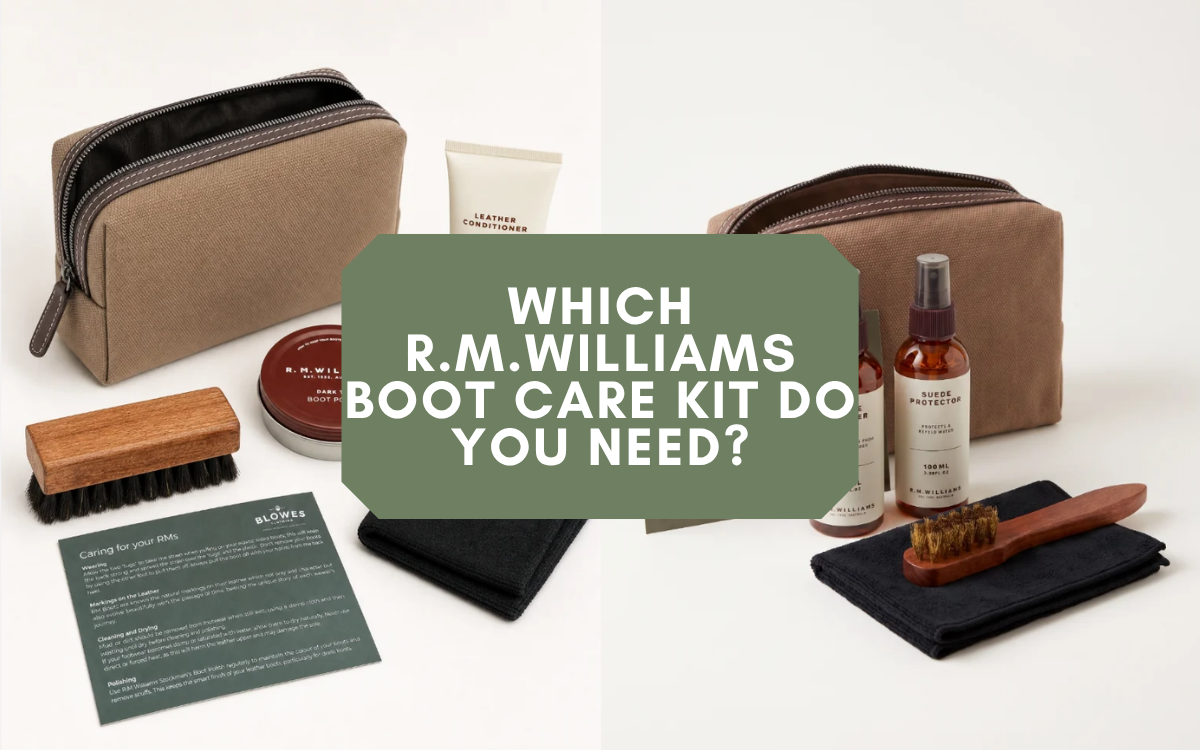 Which R.M.Williams Boot Care Kit Do You Need? Leather vs Suede