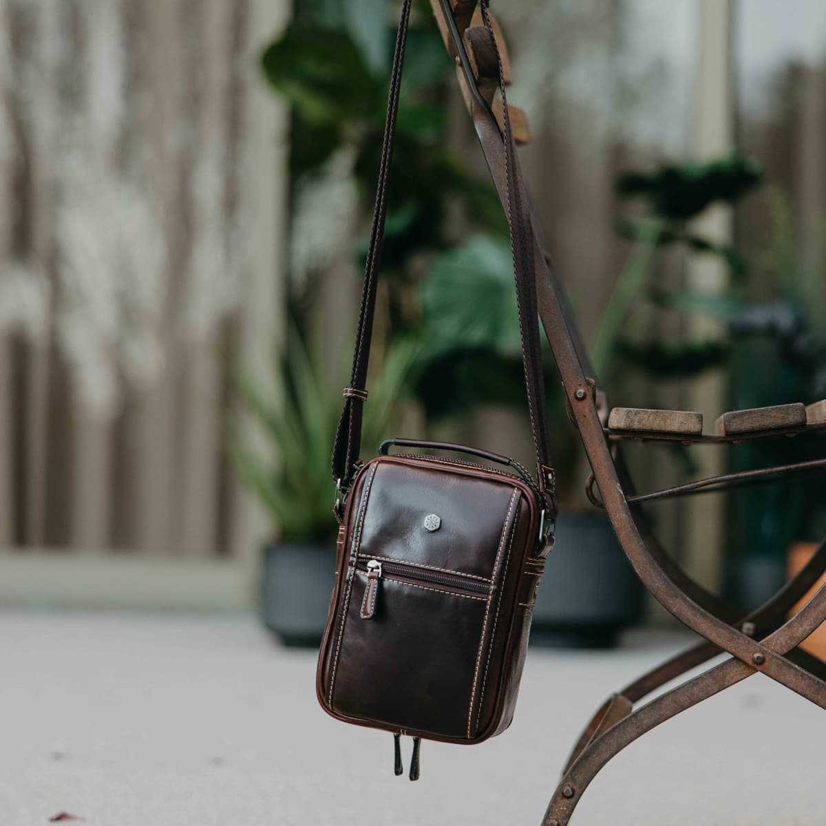 Jekyll and Hide - Detailed Crossbody Bag - Colt | Mocha | Black | Tobacco