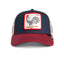 Goorin - Animal Trucker Cap - Cock - Navy/Burgundy