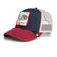 Goorin - Animal Trucker Cap - Cock - Navy/Burgundy