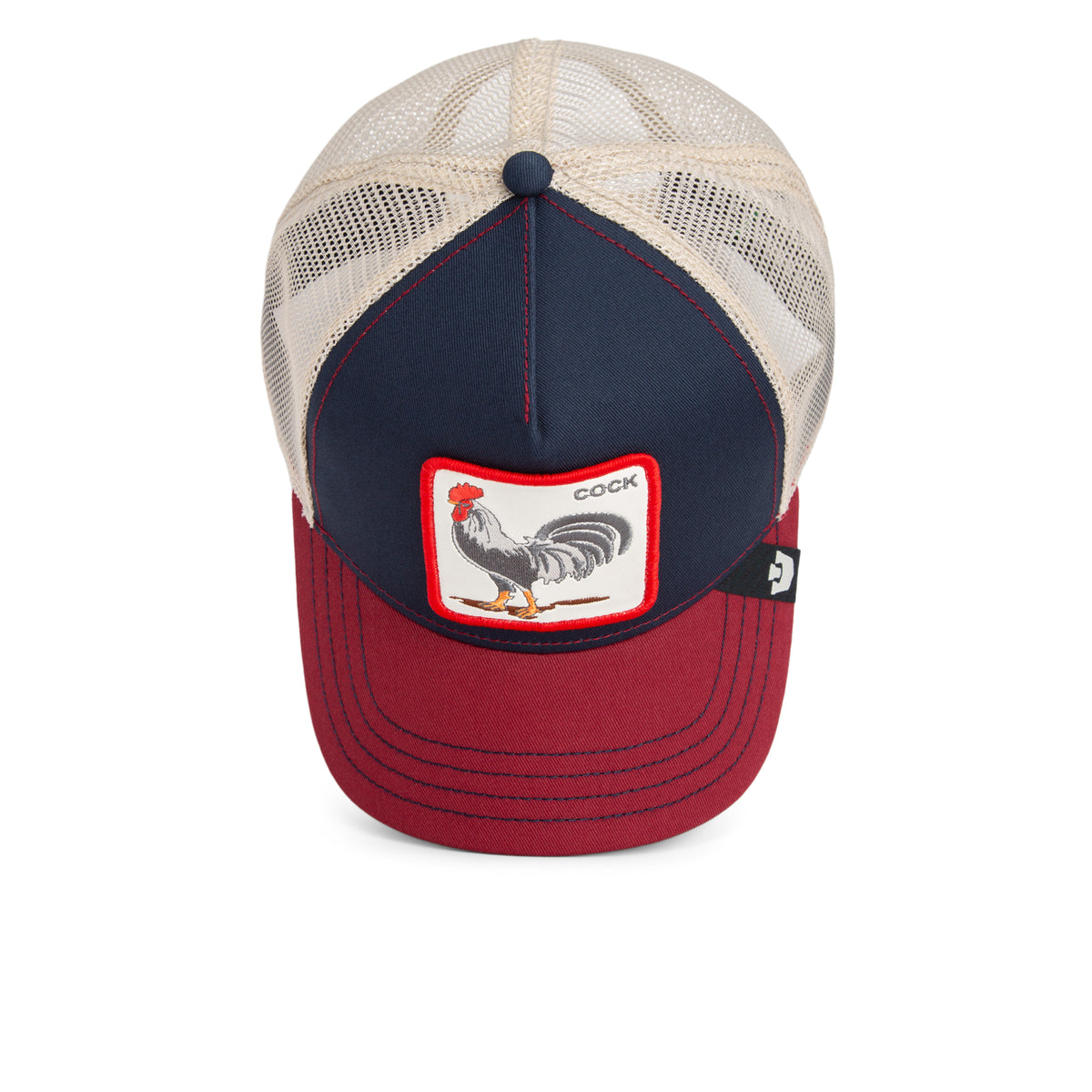 Goorin - Animal Trucker Cap - Cock - Navy/Burgundy