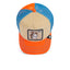 Goorin - Animal Trucker Cap - Squirrel - Nuts - Blue, Beige, Orange Multi