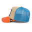 Goorin - Animal Trucker Cap - Squirrel - Nuts - Blue, Beige, Orange Multi