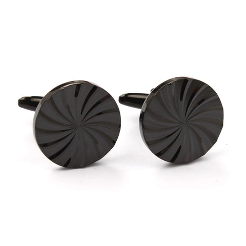 OTAA - Round Cufflinks - Black