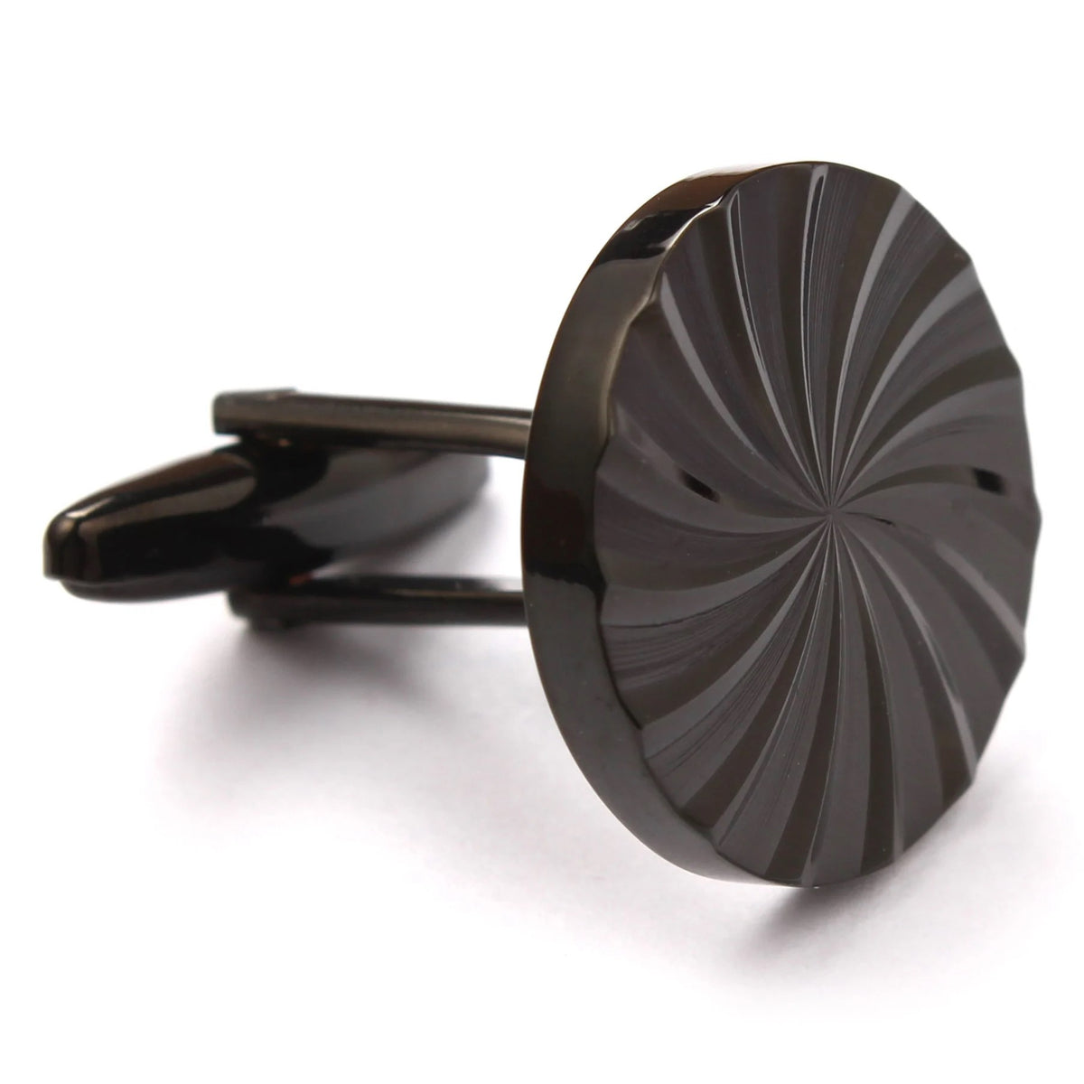 OTAA - Round Cufflinks - Black