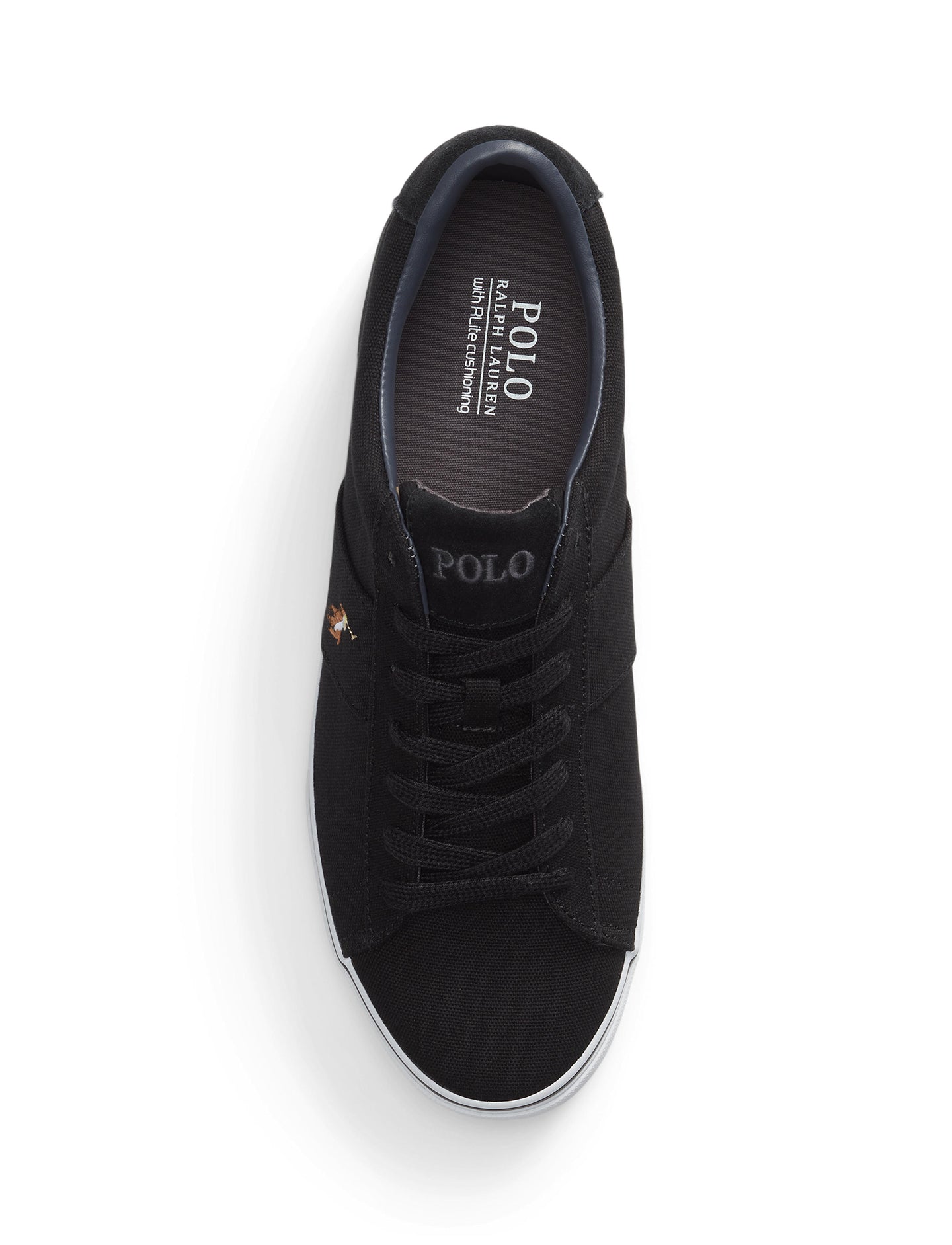 Polo Ralph Lauren - Sayer NE Sneakers - Black with White Sole