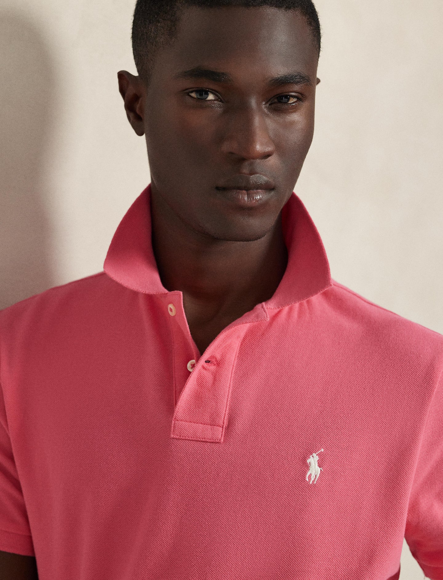 Polo Ralph Lauren - Custom Fit Mesh Polo - Hot Pink