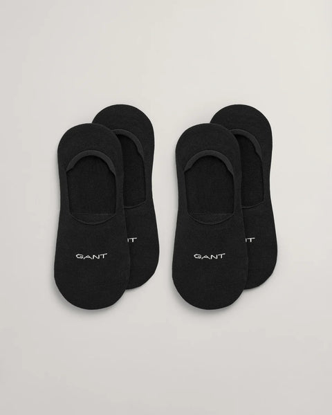 GANT - 2 pack Invisible Socks - Black - Regular