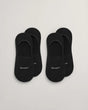 GANT - 2 pack Invisible Socks - Black - Regular
