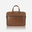 Jekyll and Hide - Slim Zip Top Briefcase - Mocha | Colt | Black