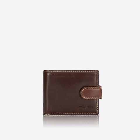 Jekyll And Hide - Bifold Wallet With Coin And ID Window - Mocha | Tan | Black