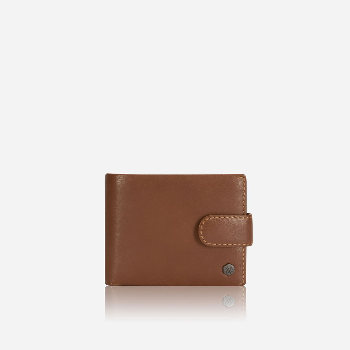 Jekyll And Hide - Bifold Wallet With Coin And ID Window - Mocha | Tan | Black