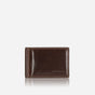 Jekyll and Hide - Leather Money Clip Wallet - Mocha | Black | Camo Black | Tan in rich mocha leather with metal money strap.