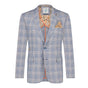 A Fish Named Fred - Big Check Sports Coat - Blue