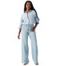 Levi - Ladies 318 Shaping Jean - Wide Leg - A Tall Glass of Water Denim