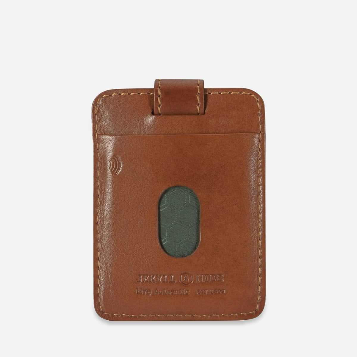 Jekyll and Hide - Compact Tab Card Holder - Black | Mocha | Tan