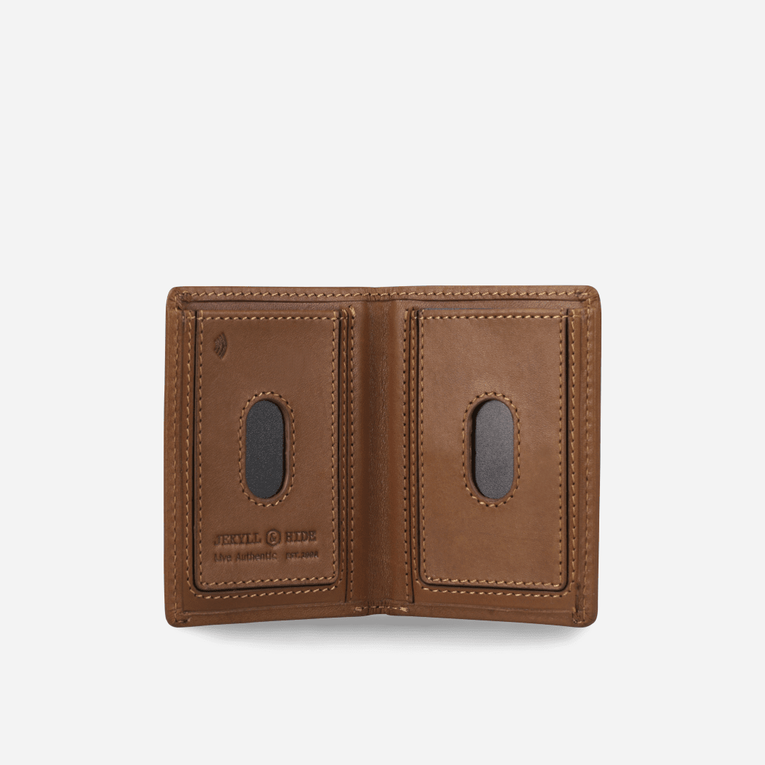 Jekyll & Hide - Slim Elasticated Card Holder - Mocha | Black | Tan