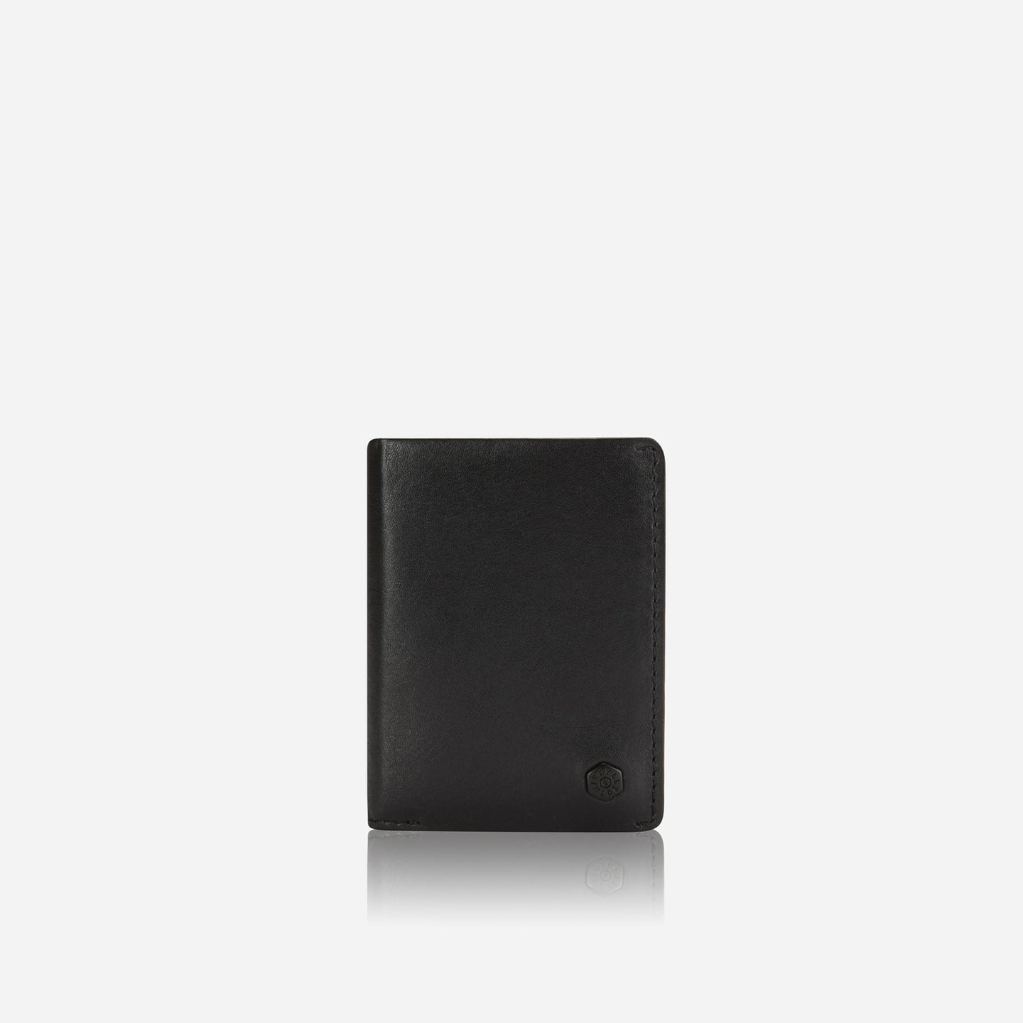 Jekyll & Hide - Slim Elasticated Card Holder - Mocha | Black | Tan - sleek black leather wallet for men