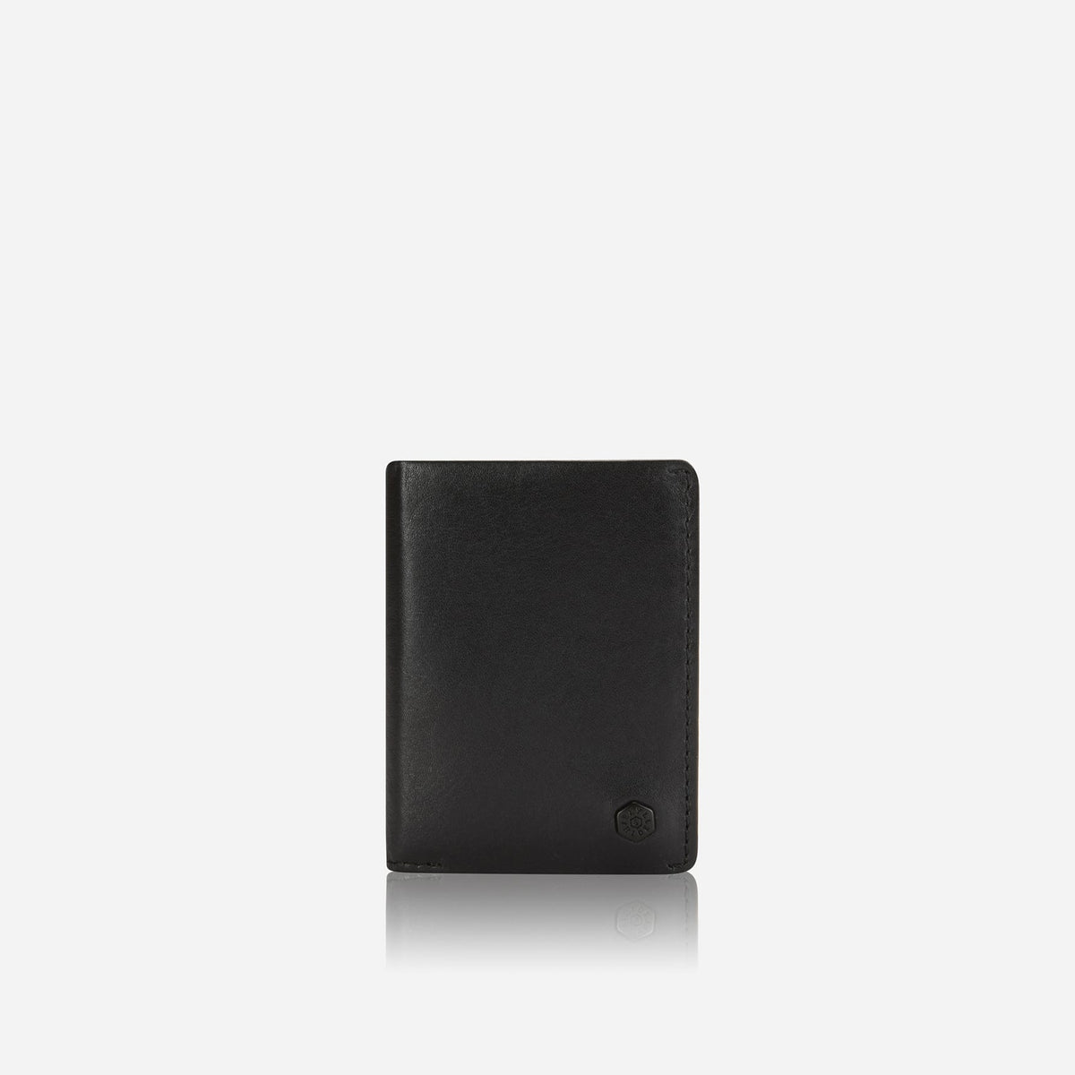Jekyll & Hide - Slim Elasticated Card Holder - Mocha | Black | Tan - sleek black leather wallet for men