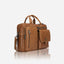 Jekyll and Hide - Medium Laptop Briefcase - Colt | Mocha