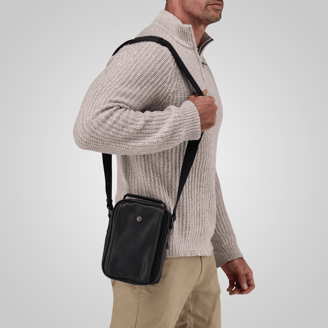 Jekyll and Hide - Detailed Crossbody Bag - Colt | Mocha | Black | Tobacco