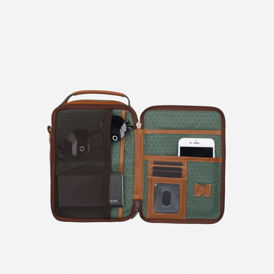 Jekyll and Hide - Detailed Crossbody Bag - Colt | Mocha | Black | Tobacco