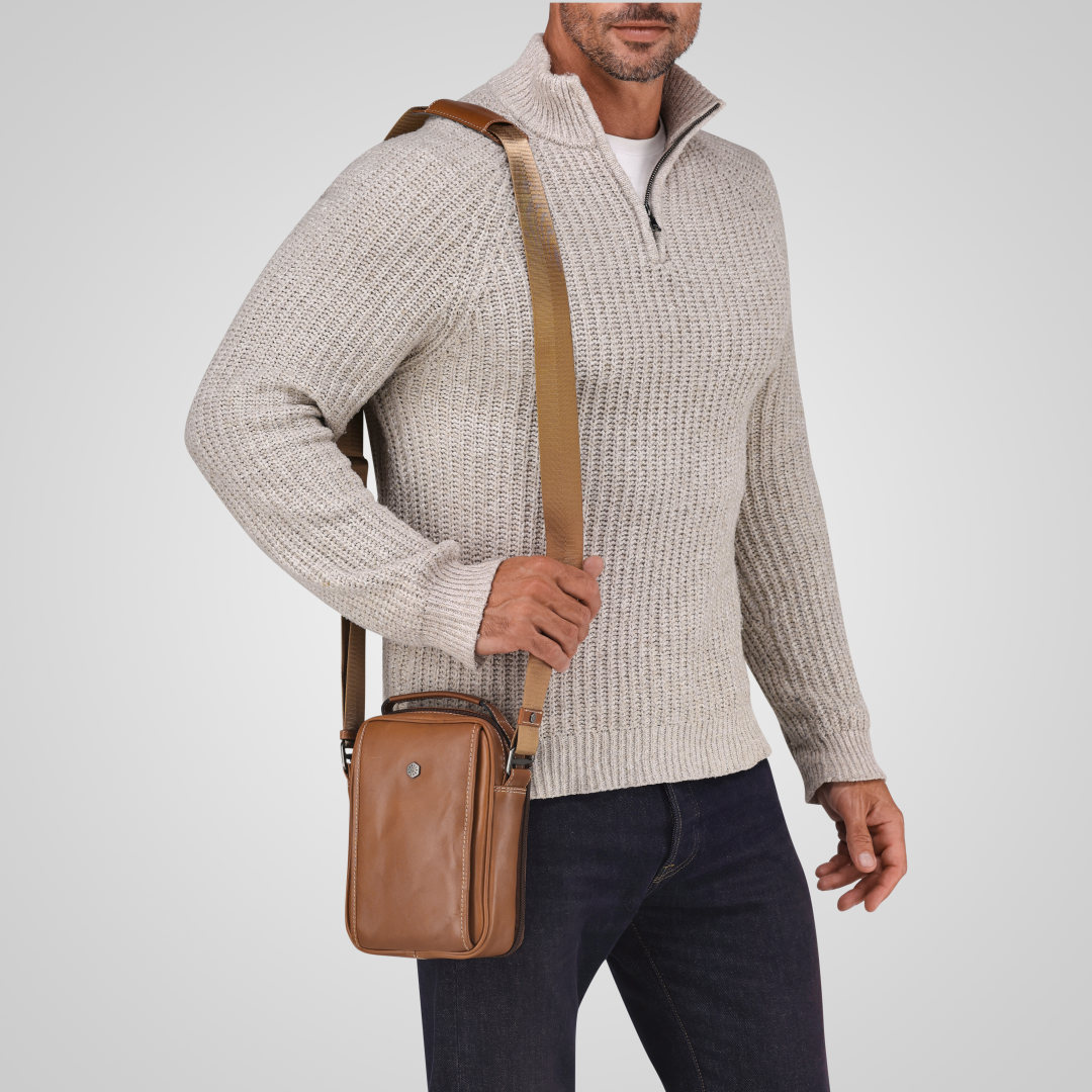 Jekyll and Hide - Detailed Crossbody Bag - Colt | Mocha | Black | Tobacco