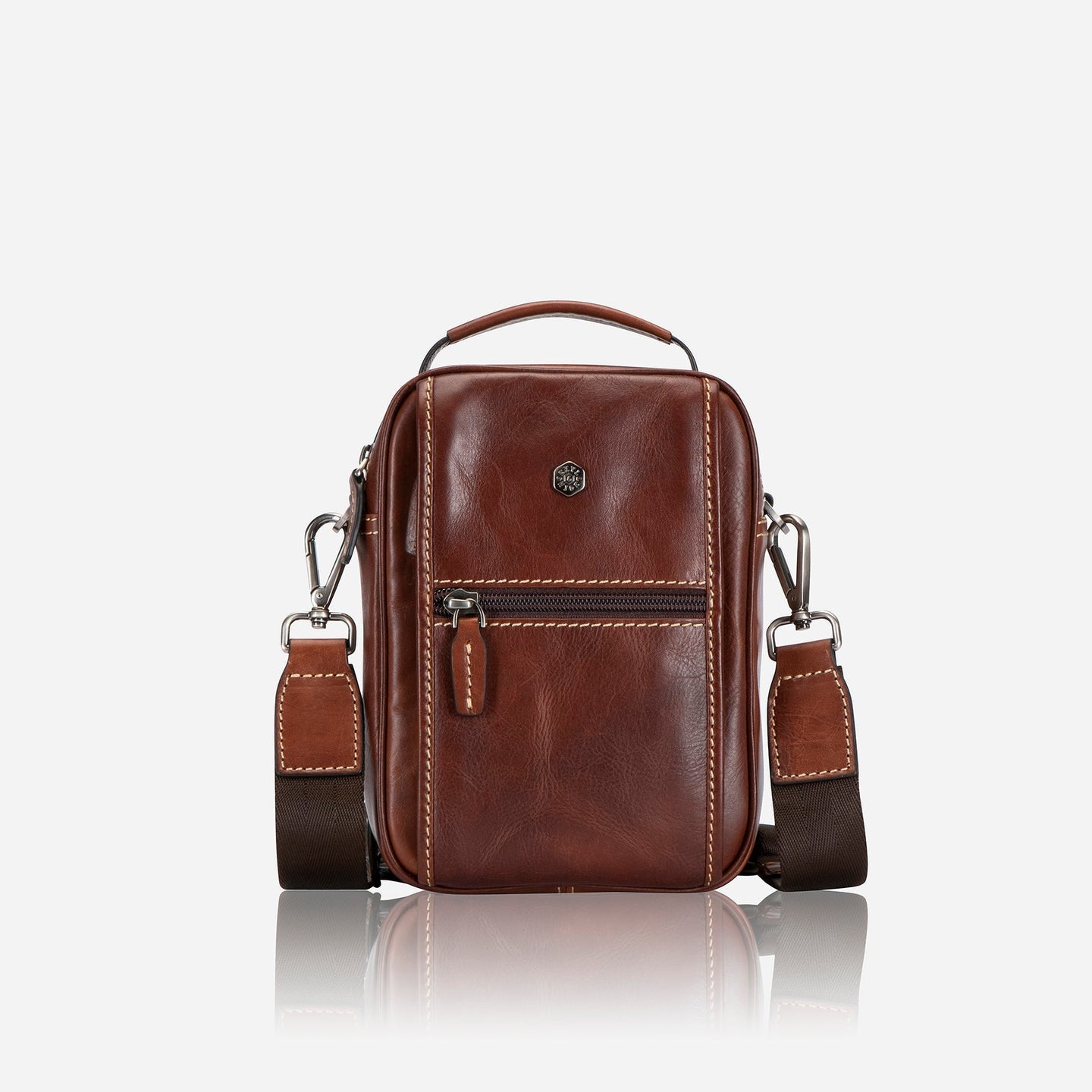 Jekyll and Hide - Detailed Crossbody Bag - Colt | Mocha | Black | Tobacco