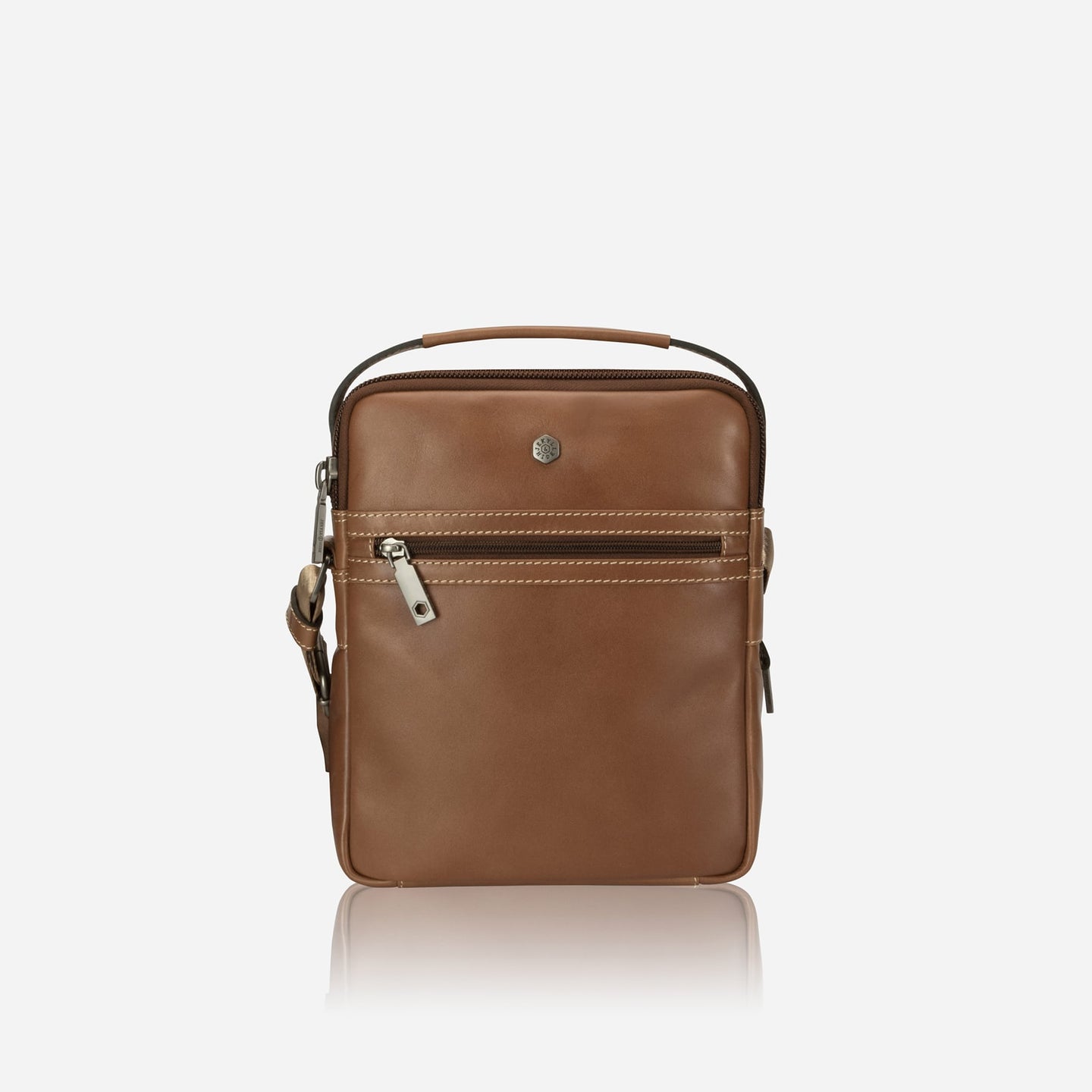 Jekyll and Hide - Crossbody Organiser - Mocha | Colt | Black