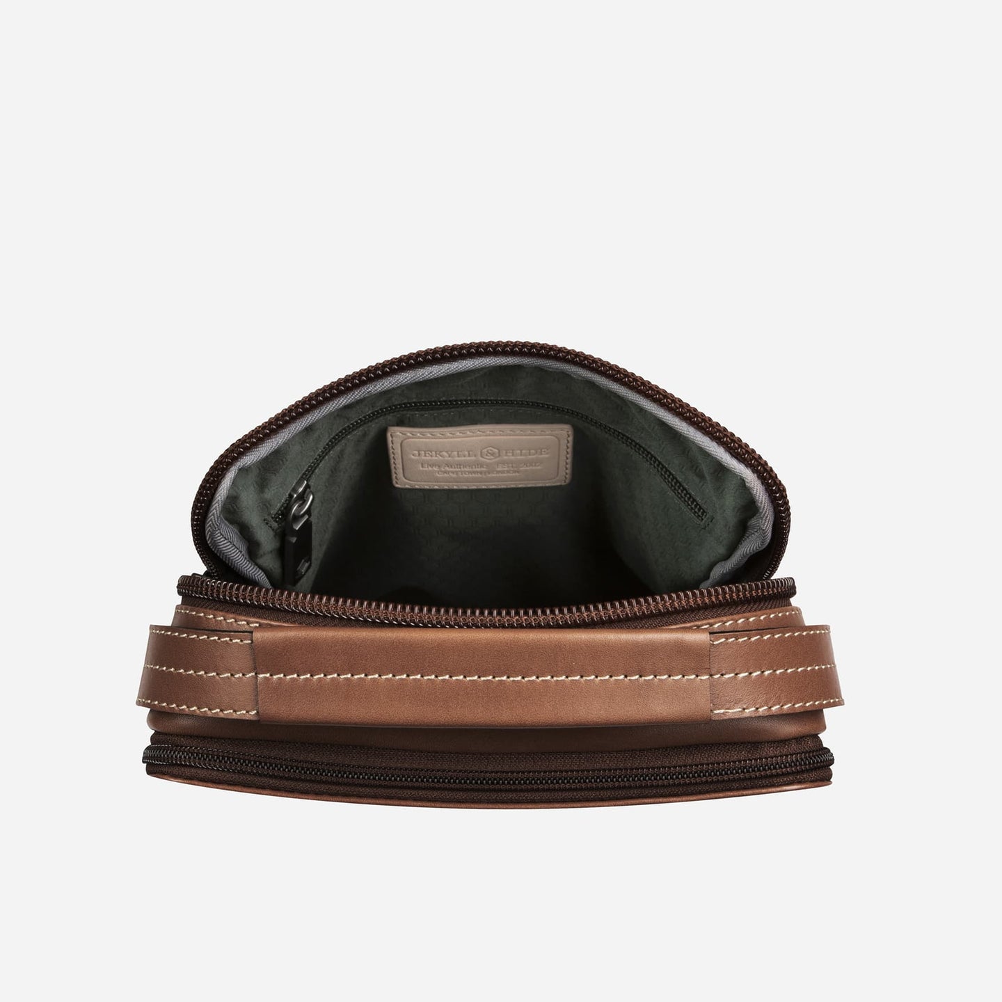 Jekyll and Hide - Crossbody Organiser - Mocha | Colt | Black
