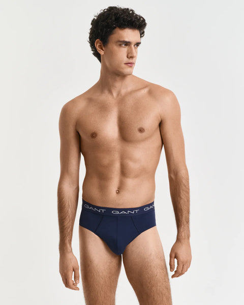 GANT - 3 Pack Briefs - Navy