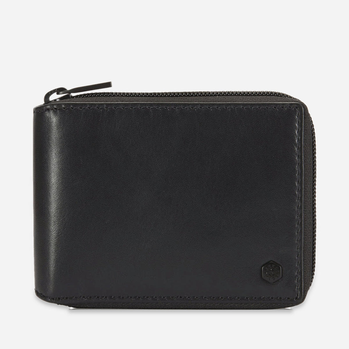 Jekyll and Hide - Large Zip Around Wallet With Coin Pouch - Mocha | Black | Tan