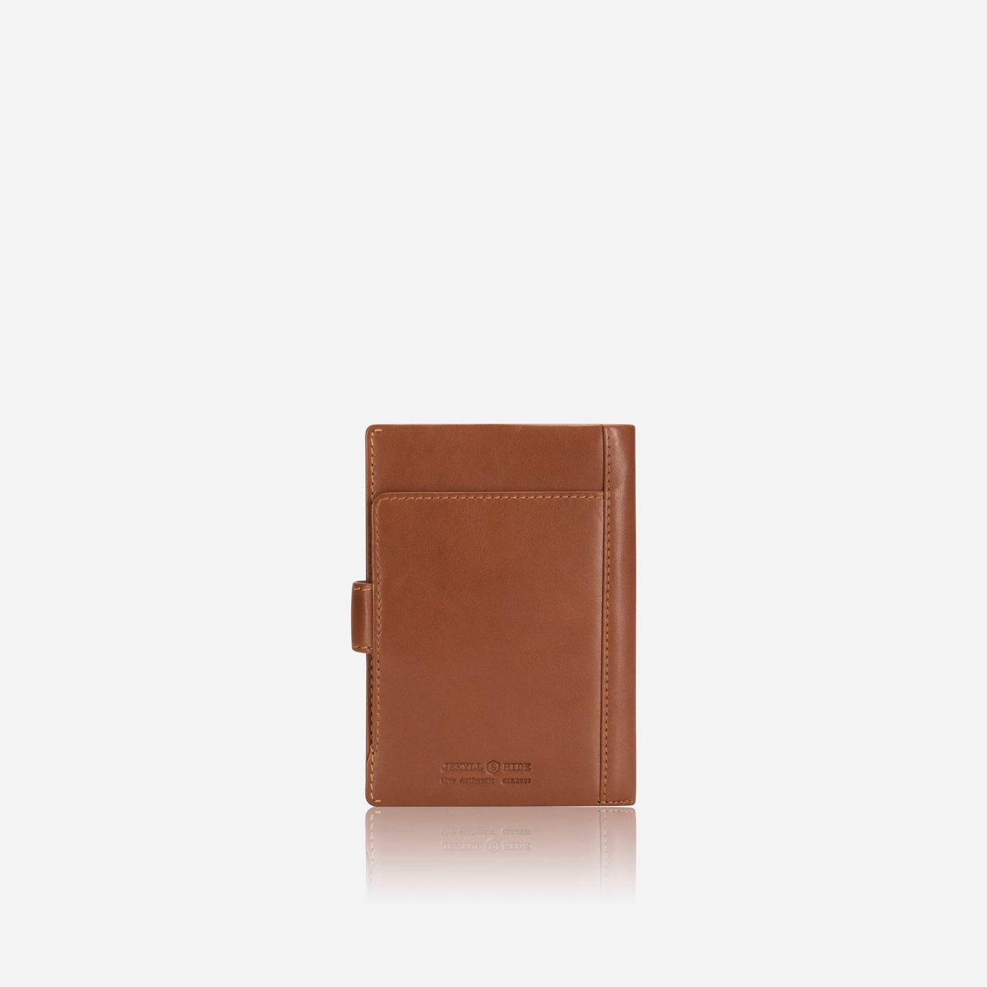 Jekyll and Hide - Passport Wallet And Organiser - Tan | Mocha in vegetable-tanned leather, perfect for travel.